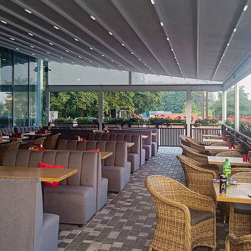 Пергола тентовая Decolife Basic&Pro New + Вертикальная система Zip 100, г. Старый Оскол